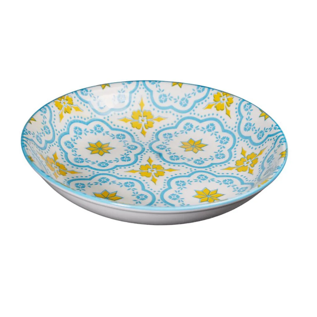 Plato Ceramica Pintado 18*18*3cm