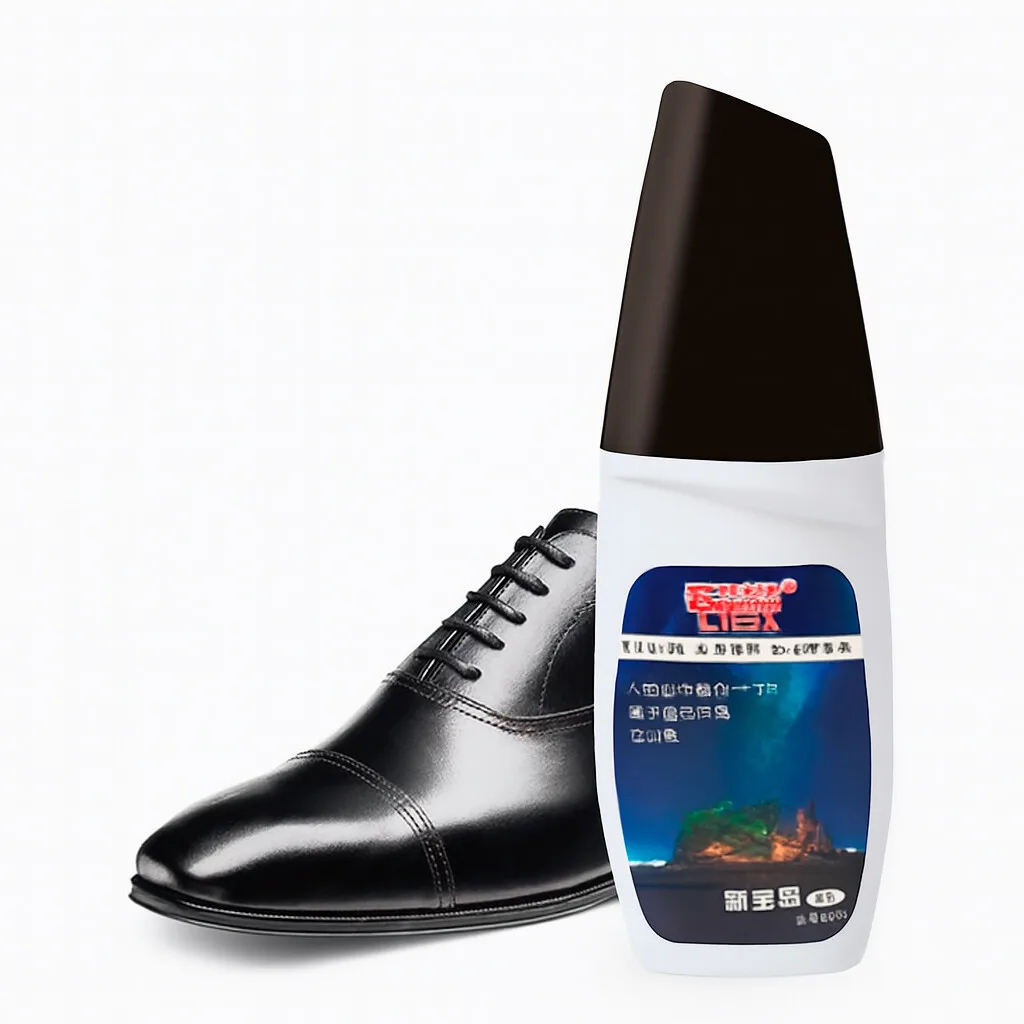 Pomada líquida lustra zapatos negro