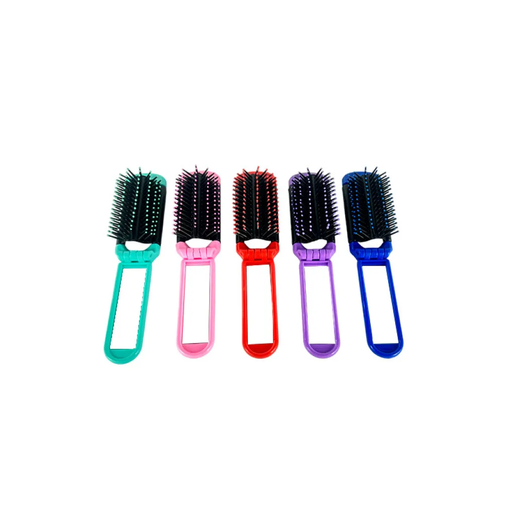 Cepillo de pelo plegable con espejo (MB451)