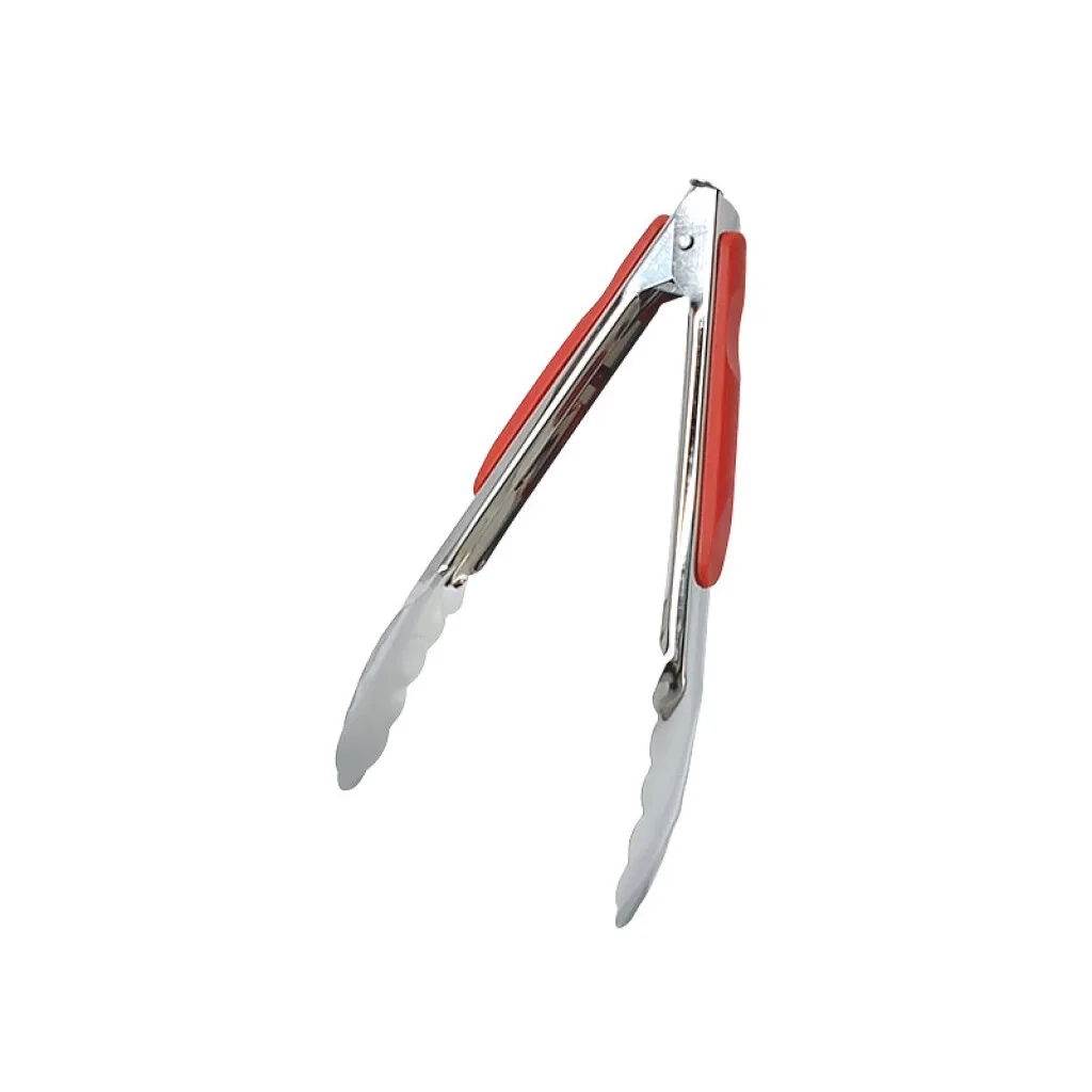 Pinza de cocina de silicona y metal reforzada