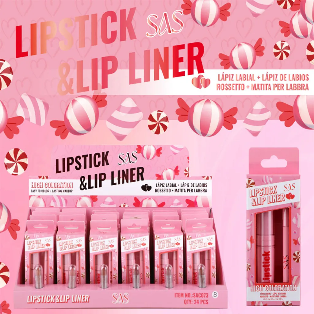 SAS Lápiz labial y delineador de labios