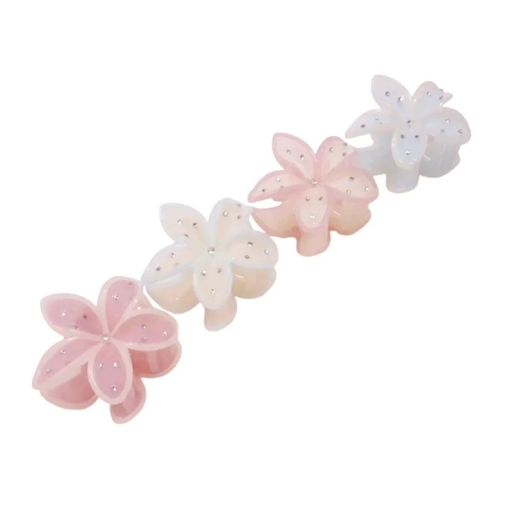 Broche pinza para el cabello flor 8cm