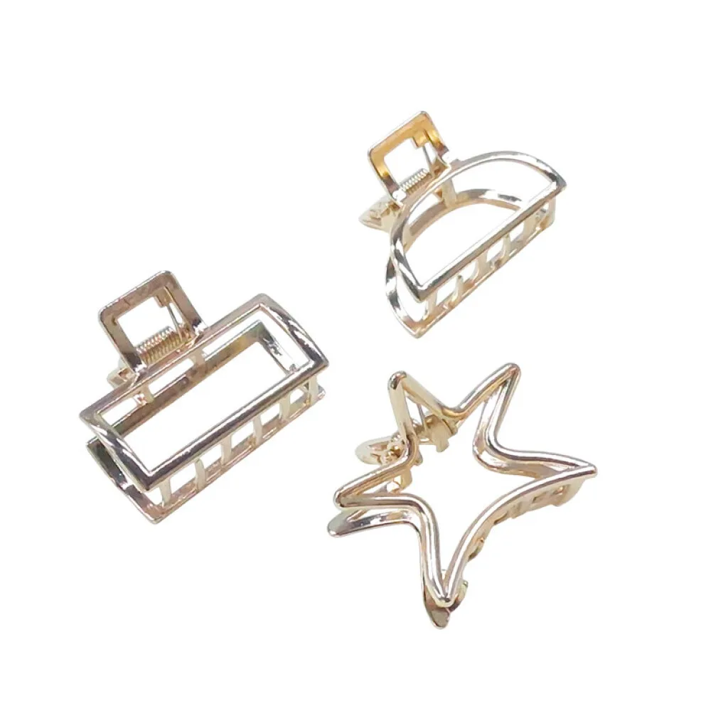 Broches pinzas dorada(OW2220)