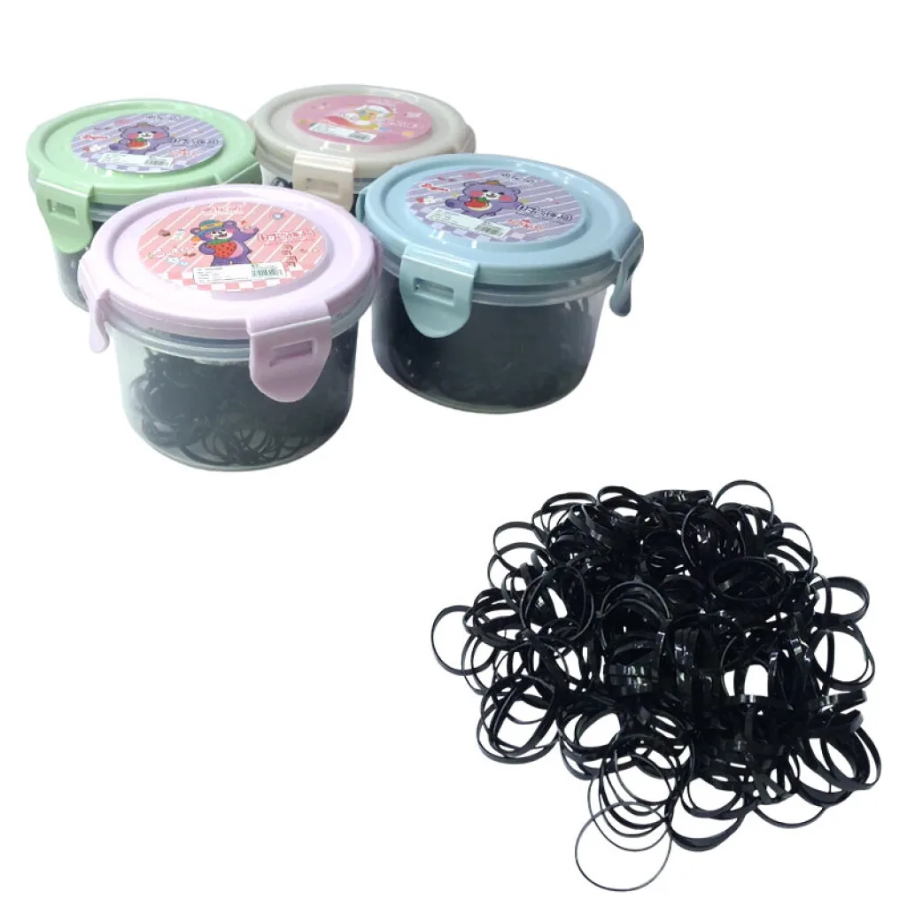 Colitas para el cabello de goma negra