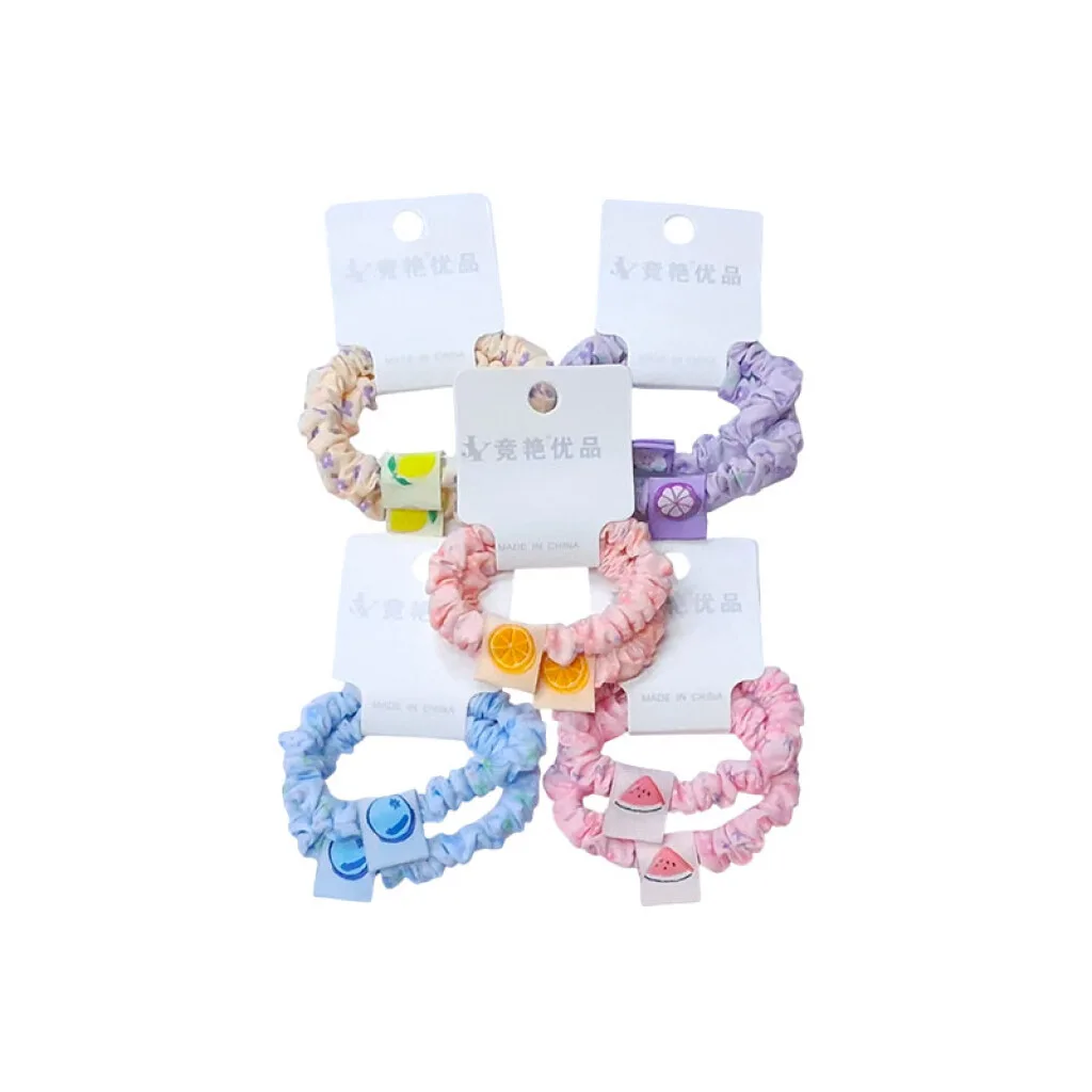Colitas para el cabello frutas 2pcs