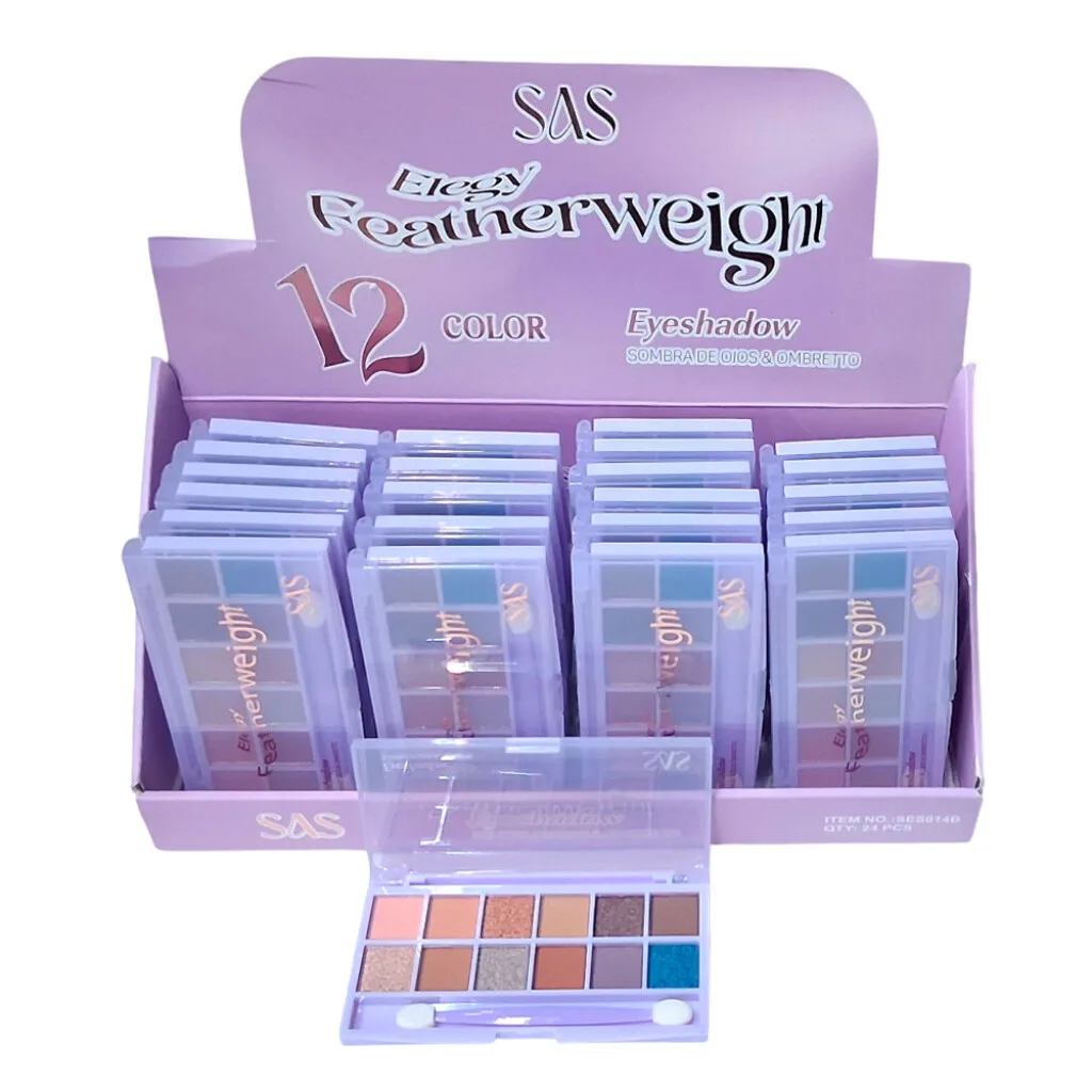 SAS Paleta sombra de ojos 12 colores