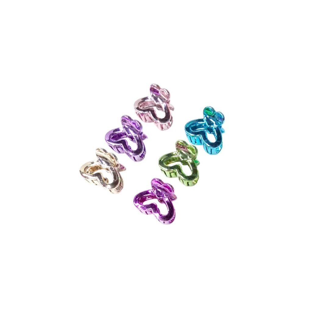 Broches pinzas de colores brillantes 6pcs