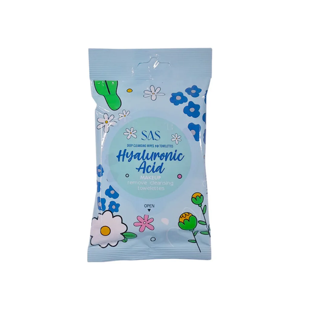 SAS Toallitas desmaquillantes ácido hialurónico x10pcs