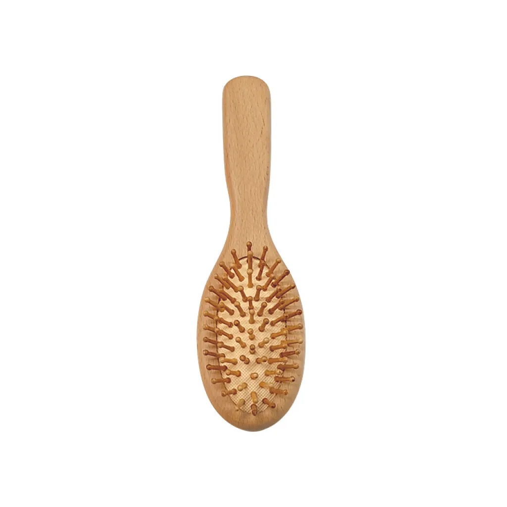 Cepillo de pelo madera ovalado 20*5.5 cm