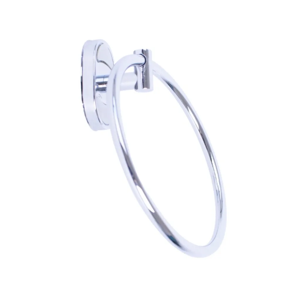 OUTLET Toallero redondo acero inoxidable 15 cm