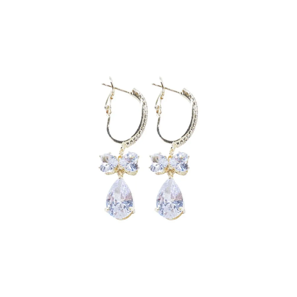 Aretes brillantes 4 diseños