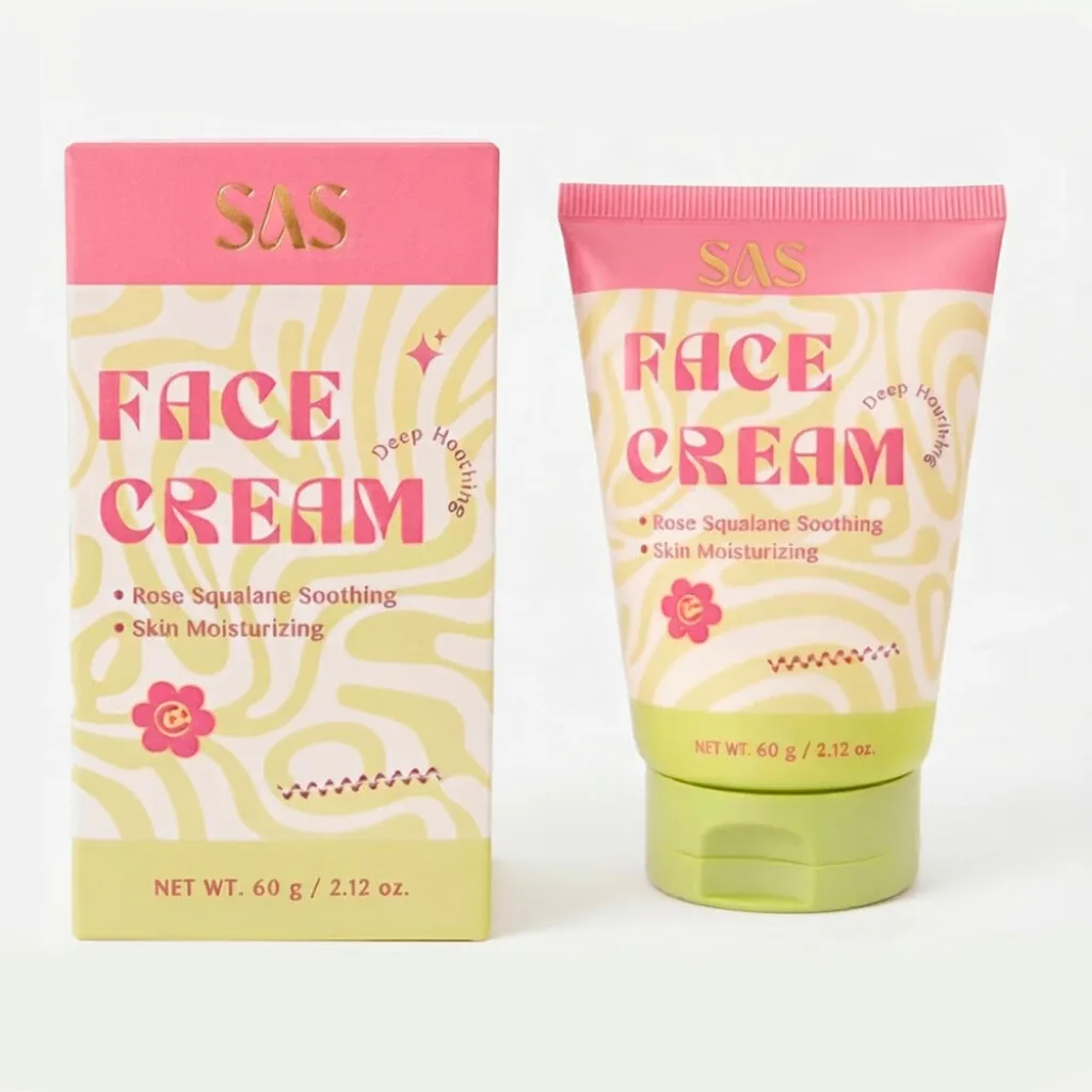 SAS Crema facial hidratante rosa