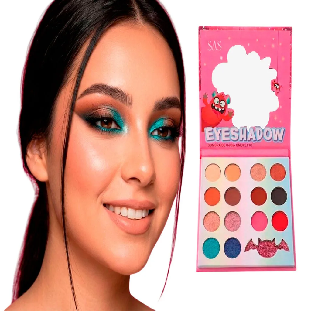 SAS Paleta de sombra de ojos 15 colores