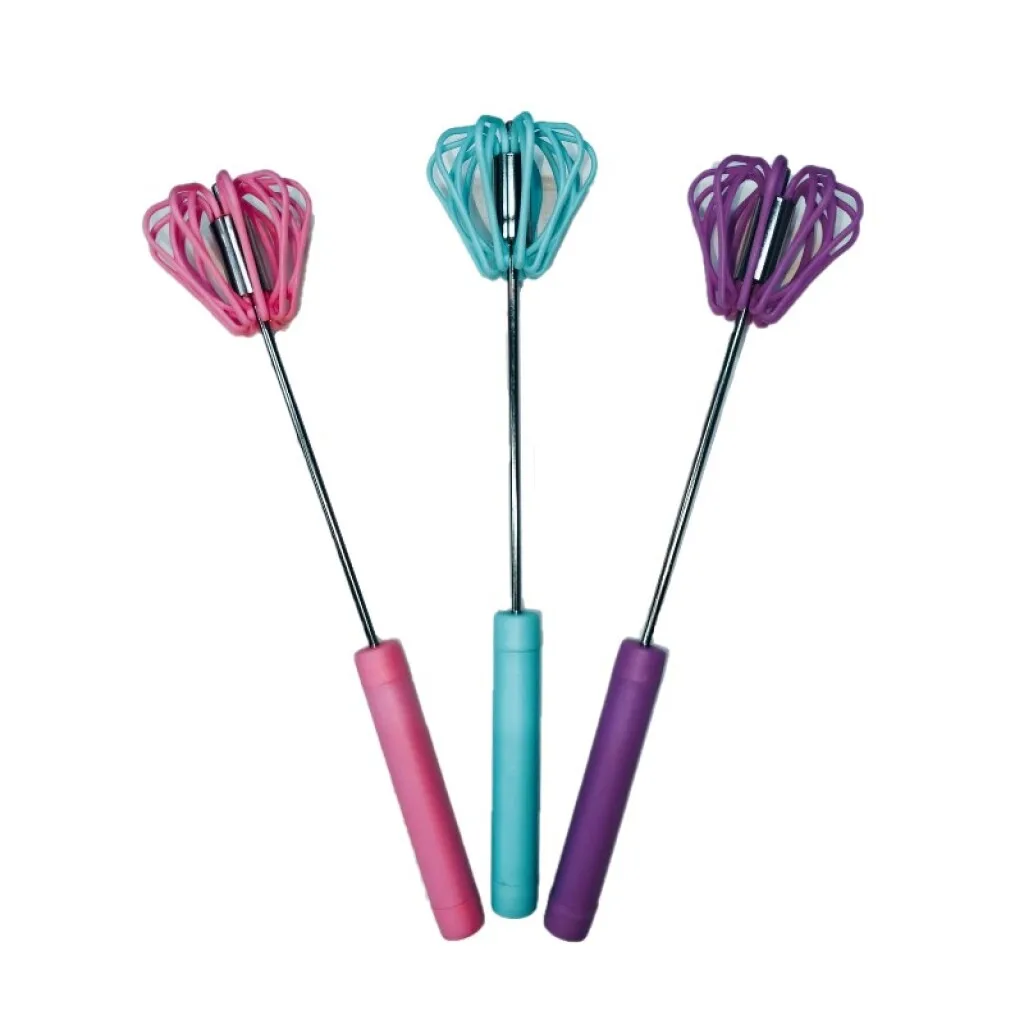 OUTLET Batidor de huevo silicona verde agua 26 cm