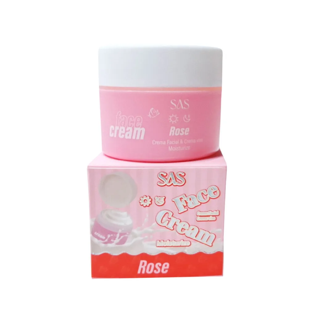 SAS Crema facial hidratante rosas