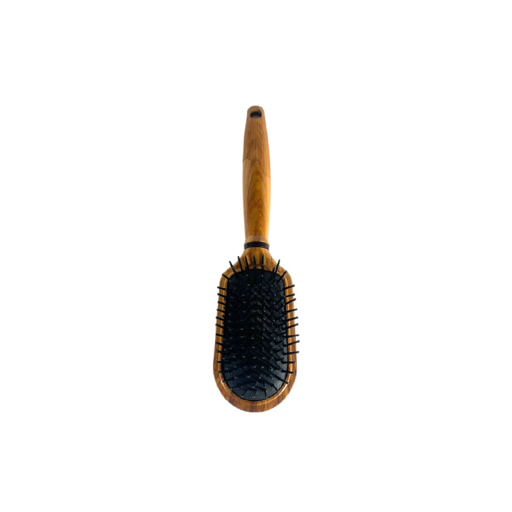 Cepillo pelo símil madera rectangular 23.5x6.5cm
