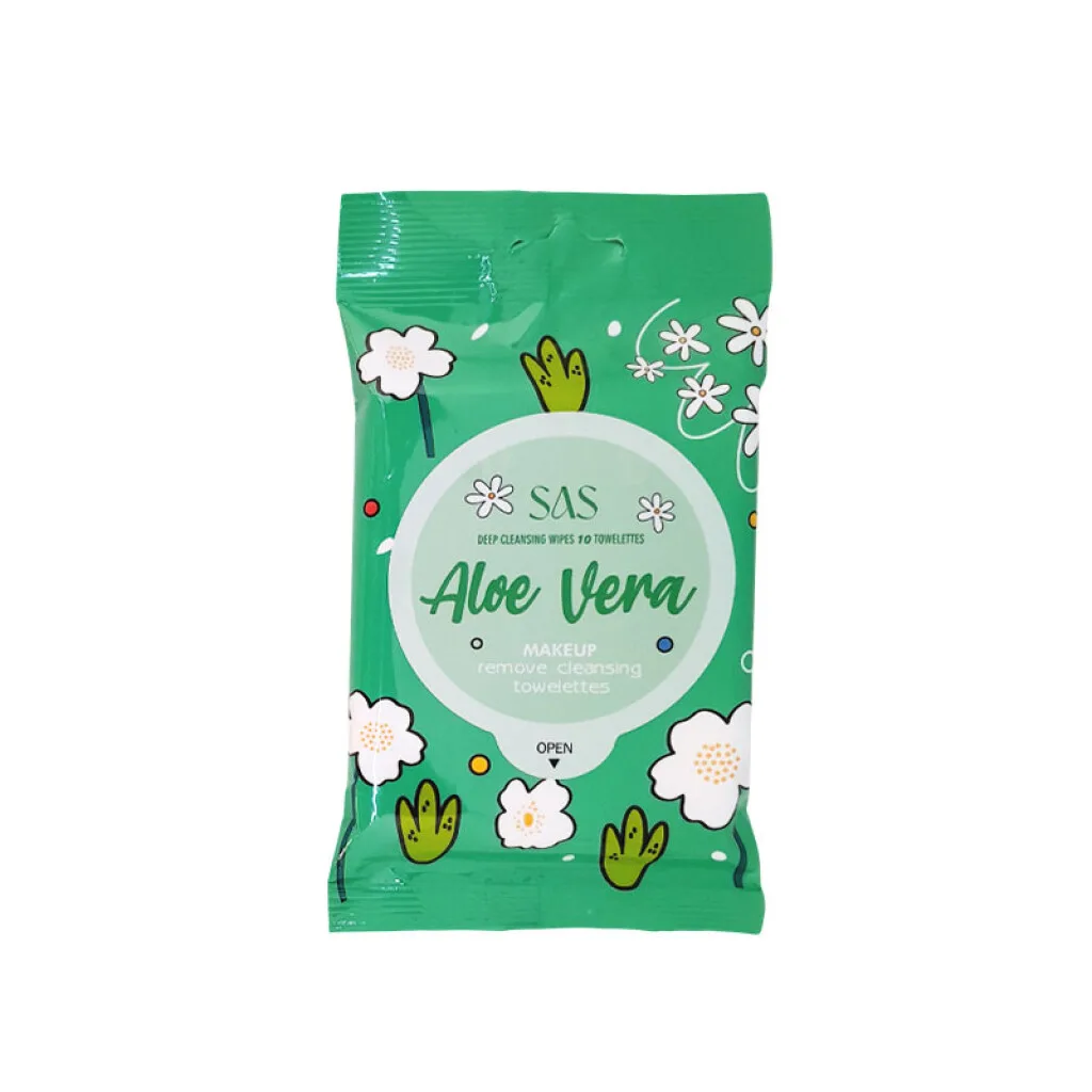 SAS Toallitas desmaquillantes aloe vera x10pcs
