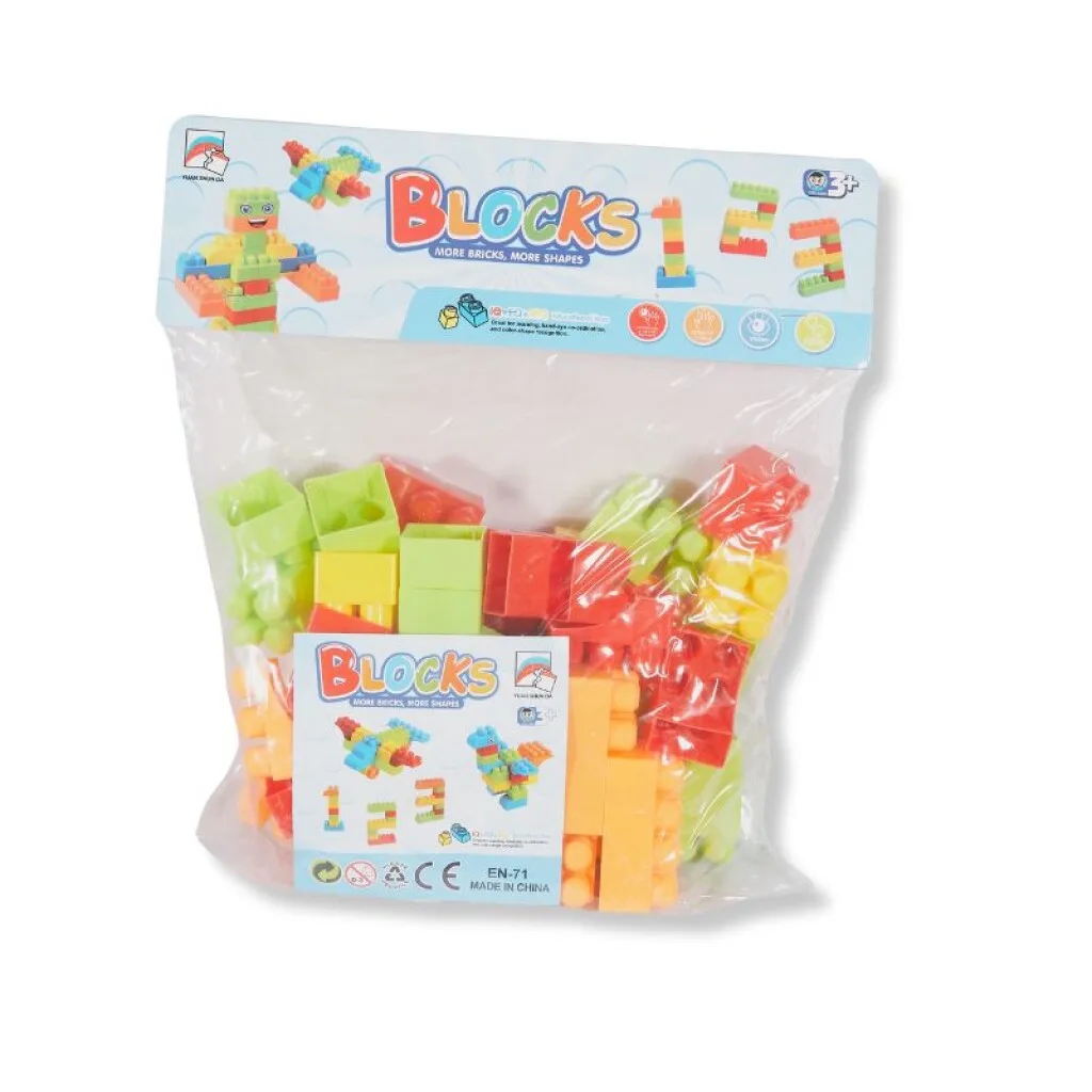 OUTLET Bloques de construccion 40 pcs bolsa 25*30 cm
