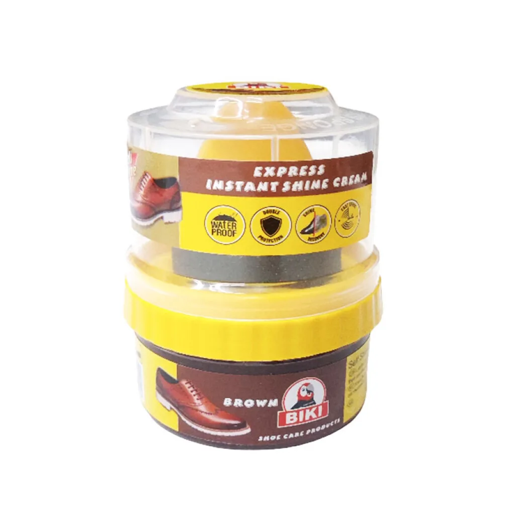 OUTLET Pomada lustra zapatos con cepillo 60 ml