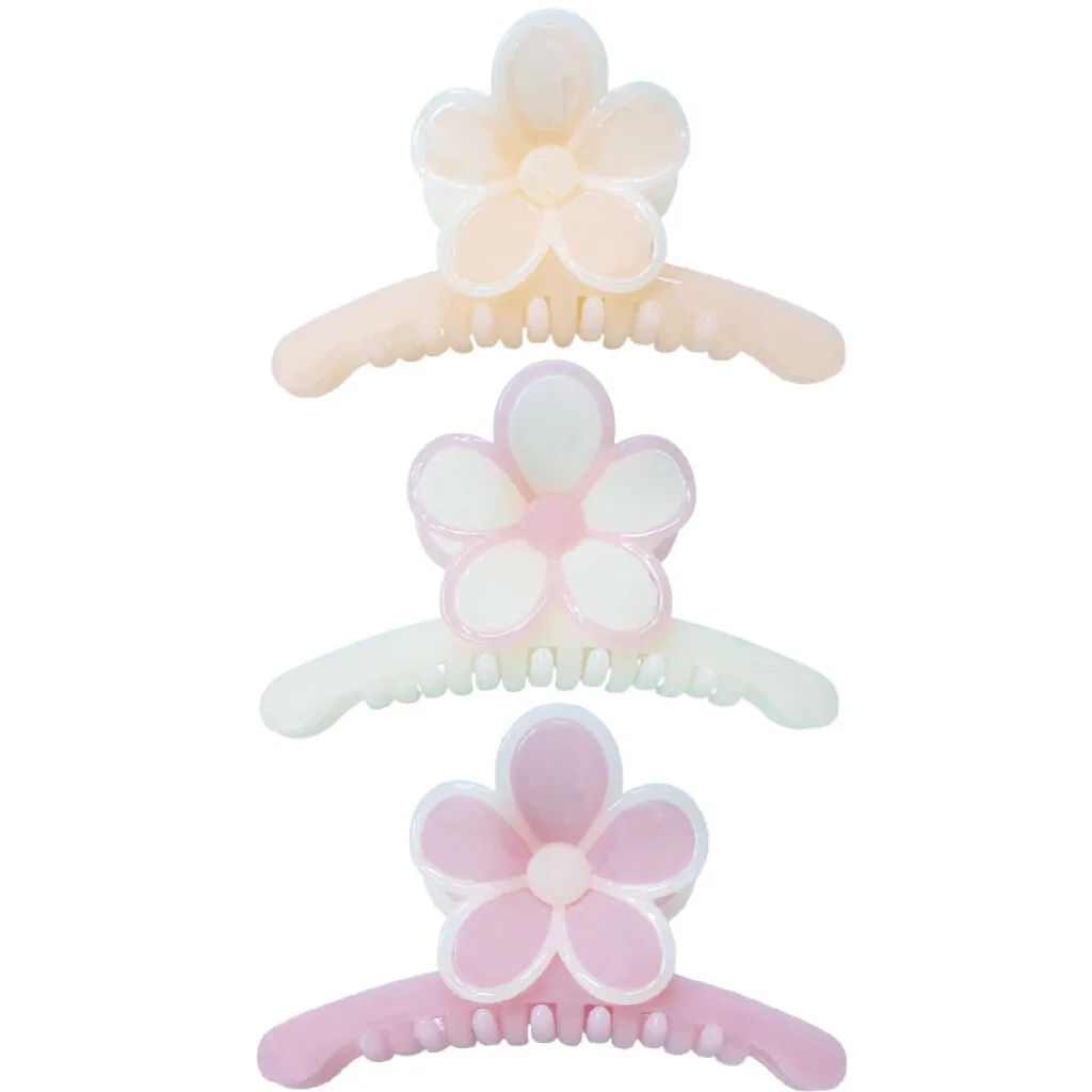 Broches pinzas flor