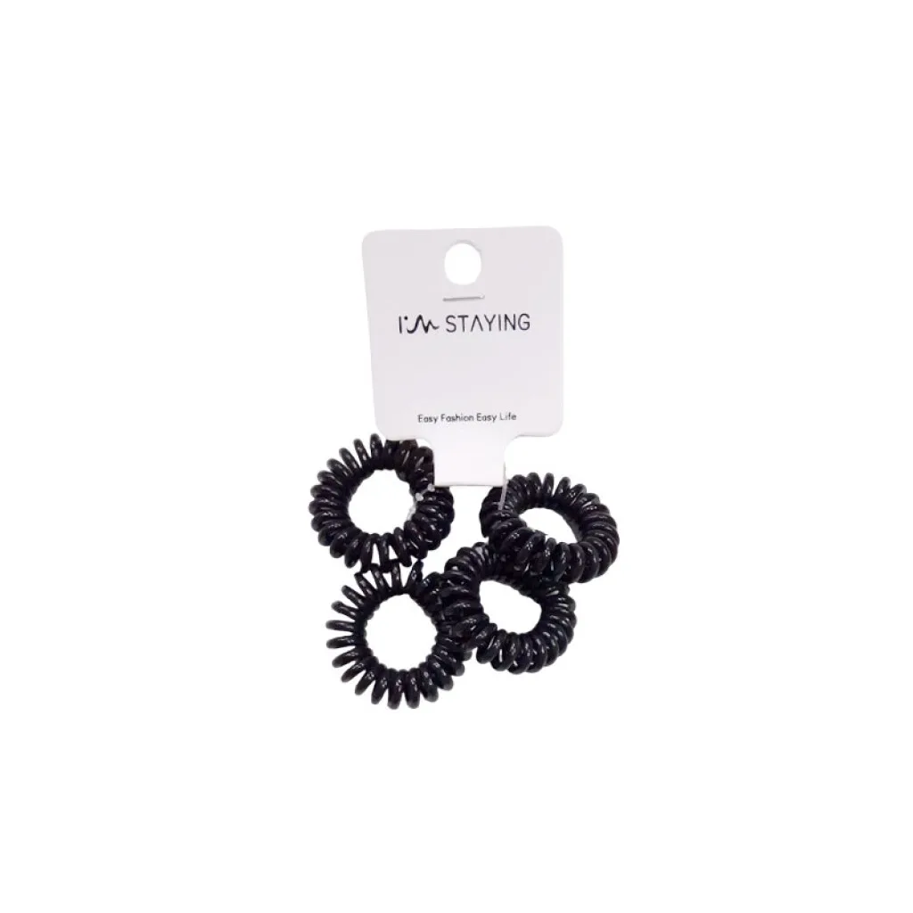 Colitas para el cabello 4pcs negras