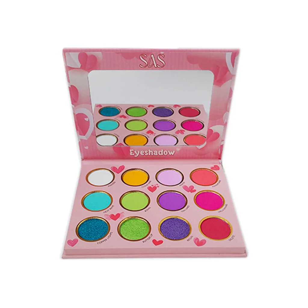 SAS Paleta de sombra de ojos 12 tonos