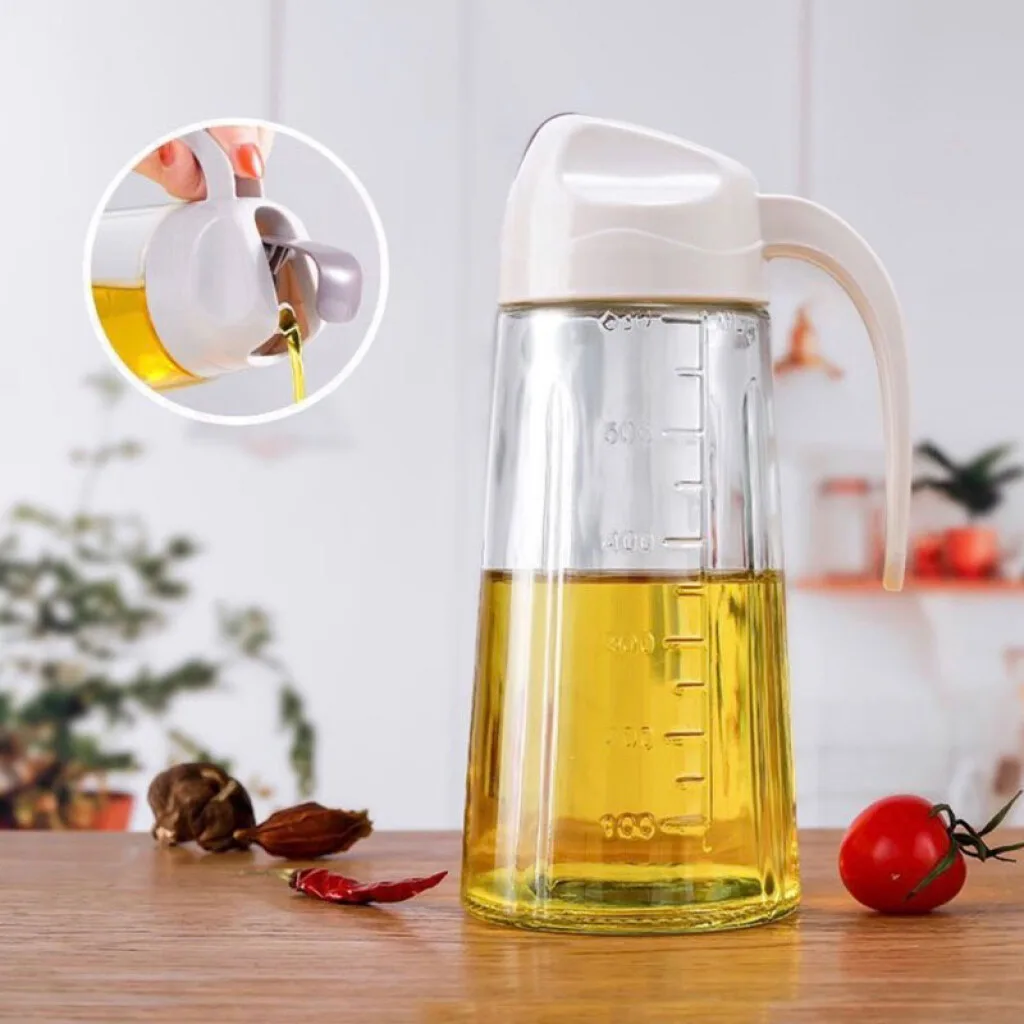 Dispensador de vidrio de aceite 630ml