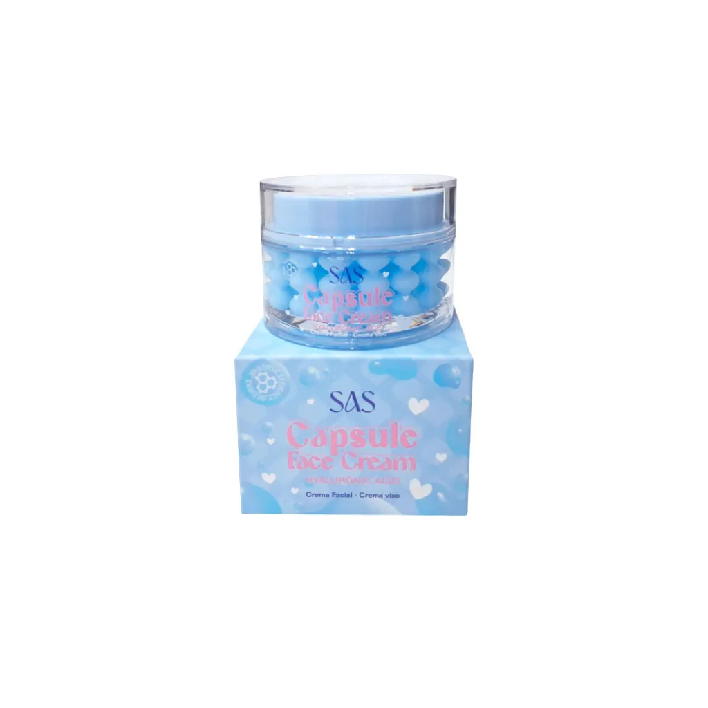 SAS Crema facial cápsulas de ácido hialurónico
