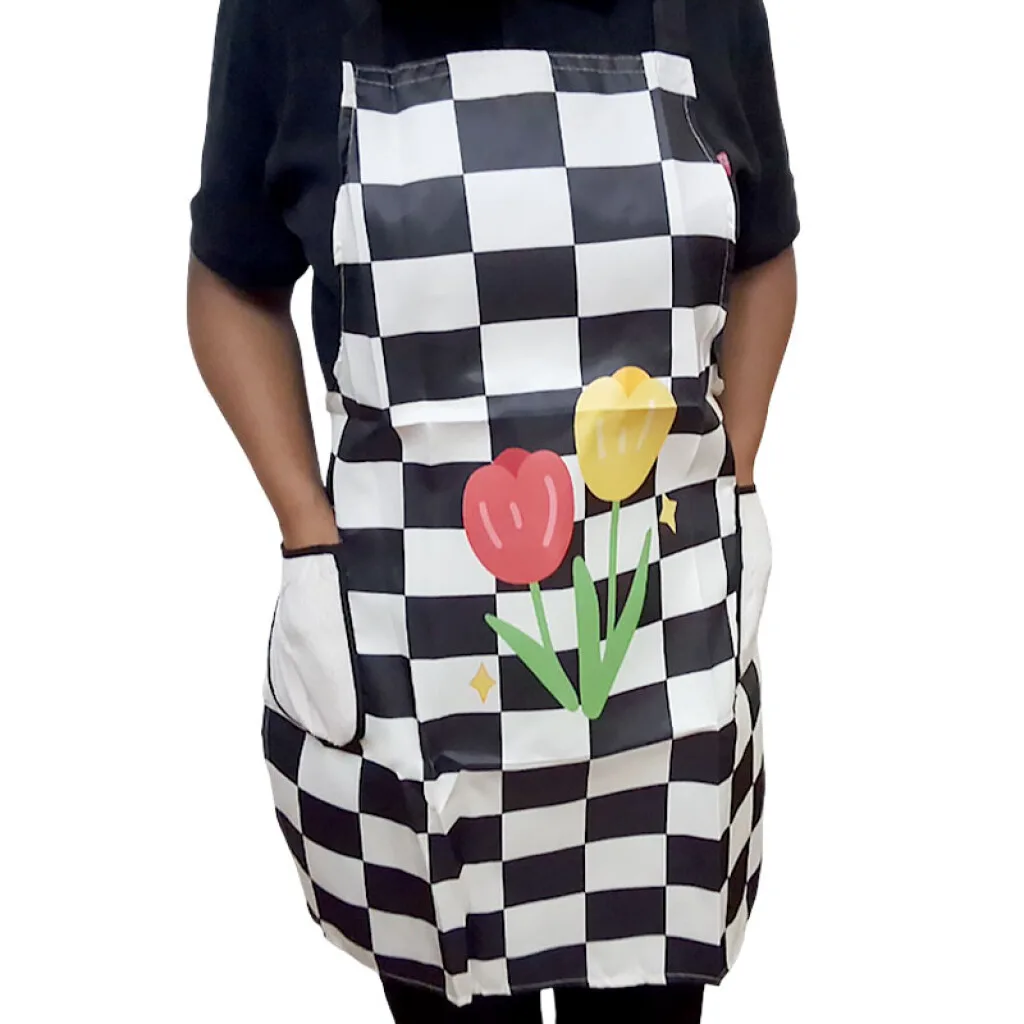 Delantal impermeable diseño tulipán
