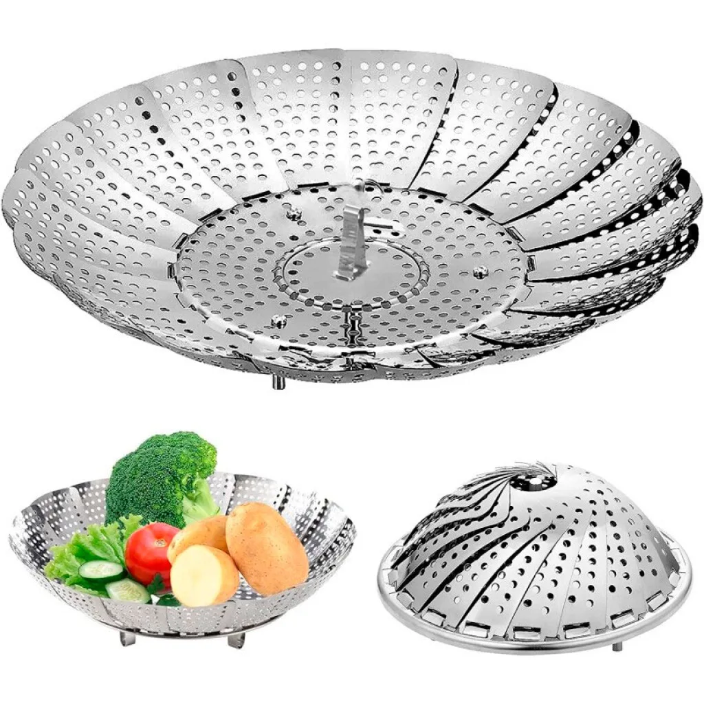 Vaporera acero plegable 14*6 cm