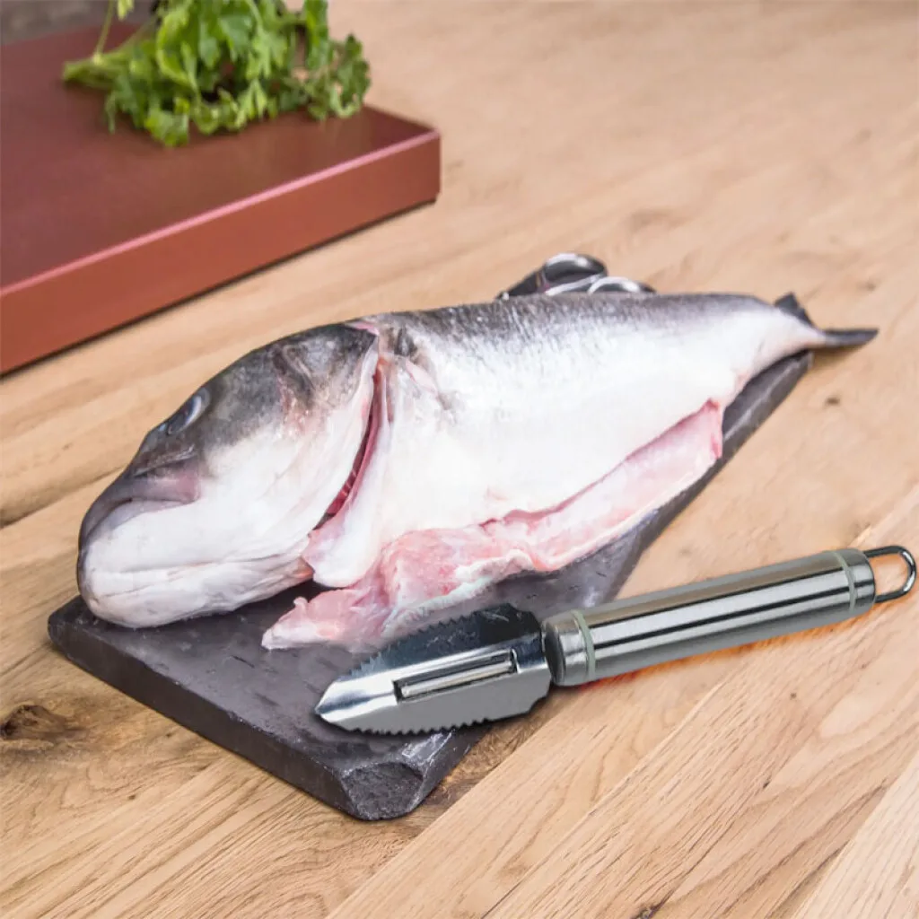 Rallador de escamas de pescado acero inoxidable 20cm