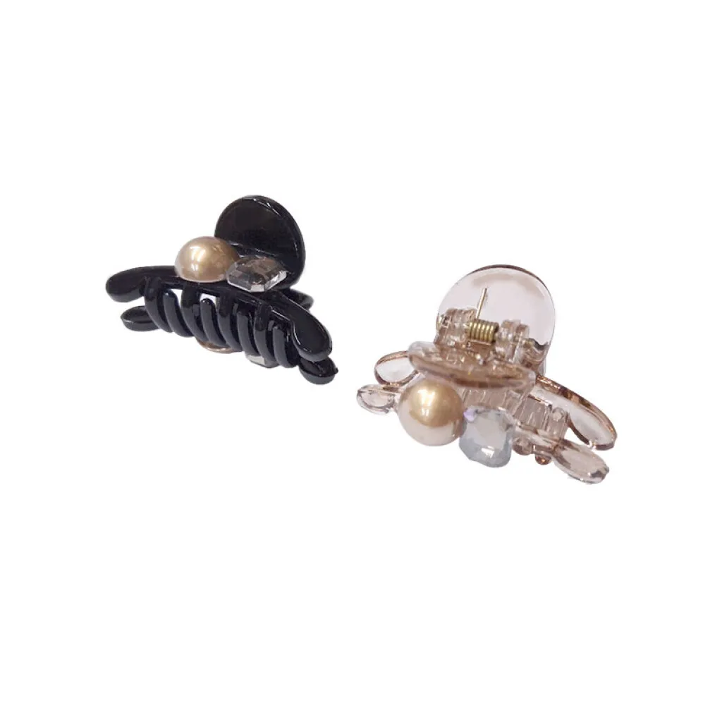 Broche pinza para el cabello negra 4.5cm