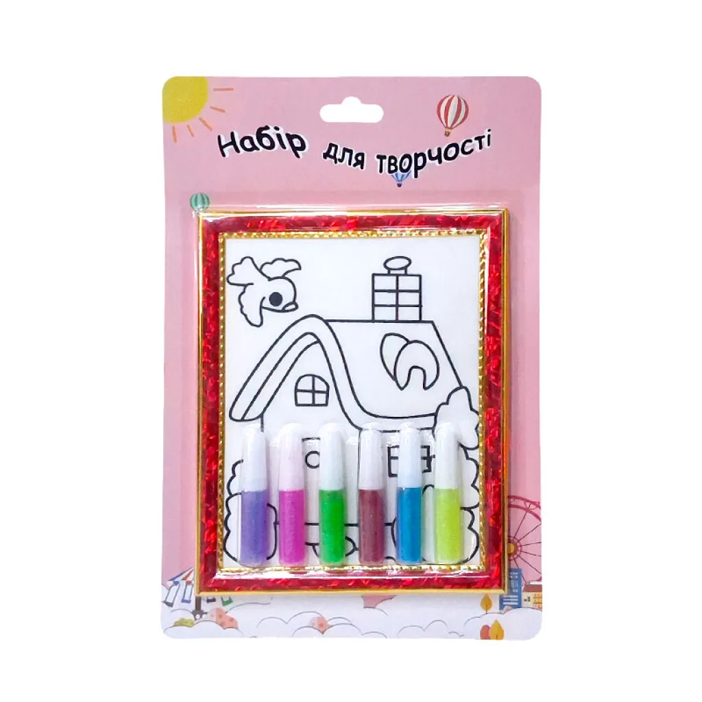 Portarretrato didáctico para colorear con accesorios